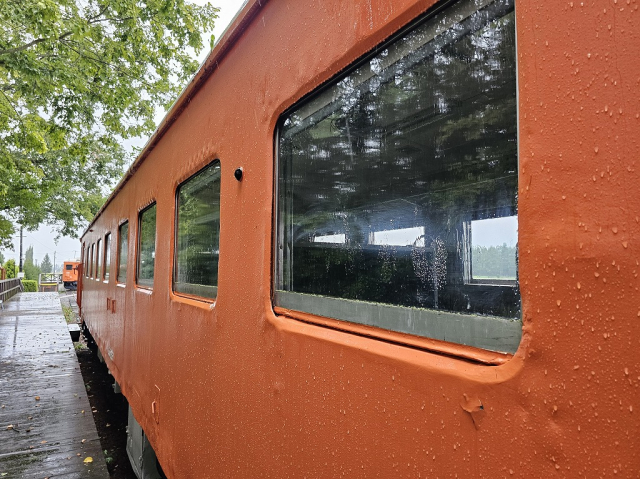 幸福駅　ディーゼルカー