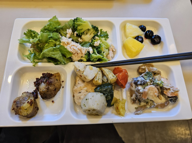 帯広旅行　ホテルの朝食