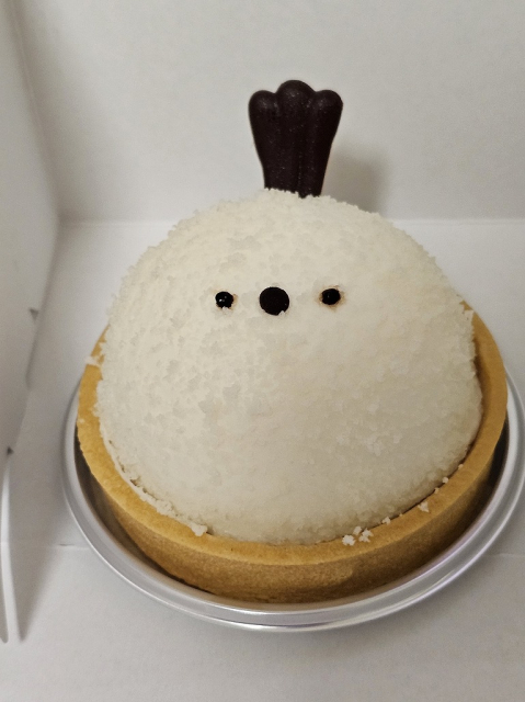 シマエナガのケーキ