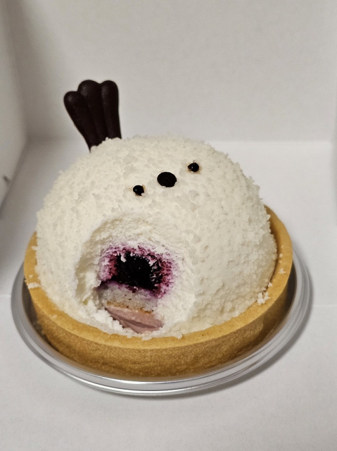 シマエナガのケーキ