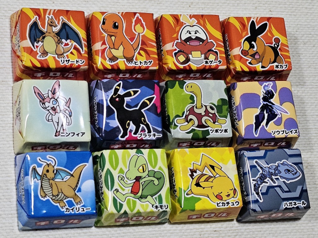 ポケモンチロルチョコ