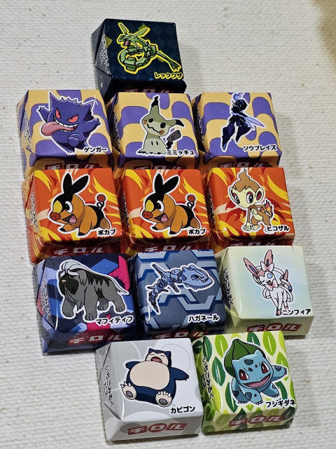 ポケモンチロルチョコ