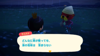 どんなに雨が降っても、海の塩味は　薄まらない