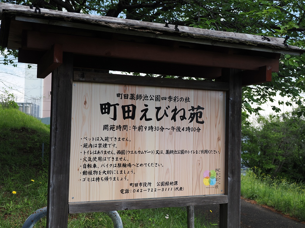 えびね苑の看板